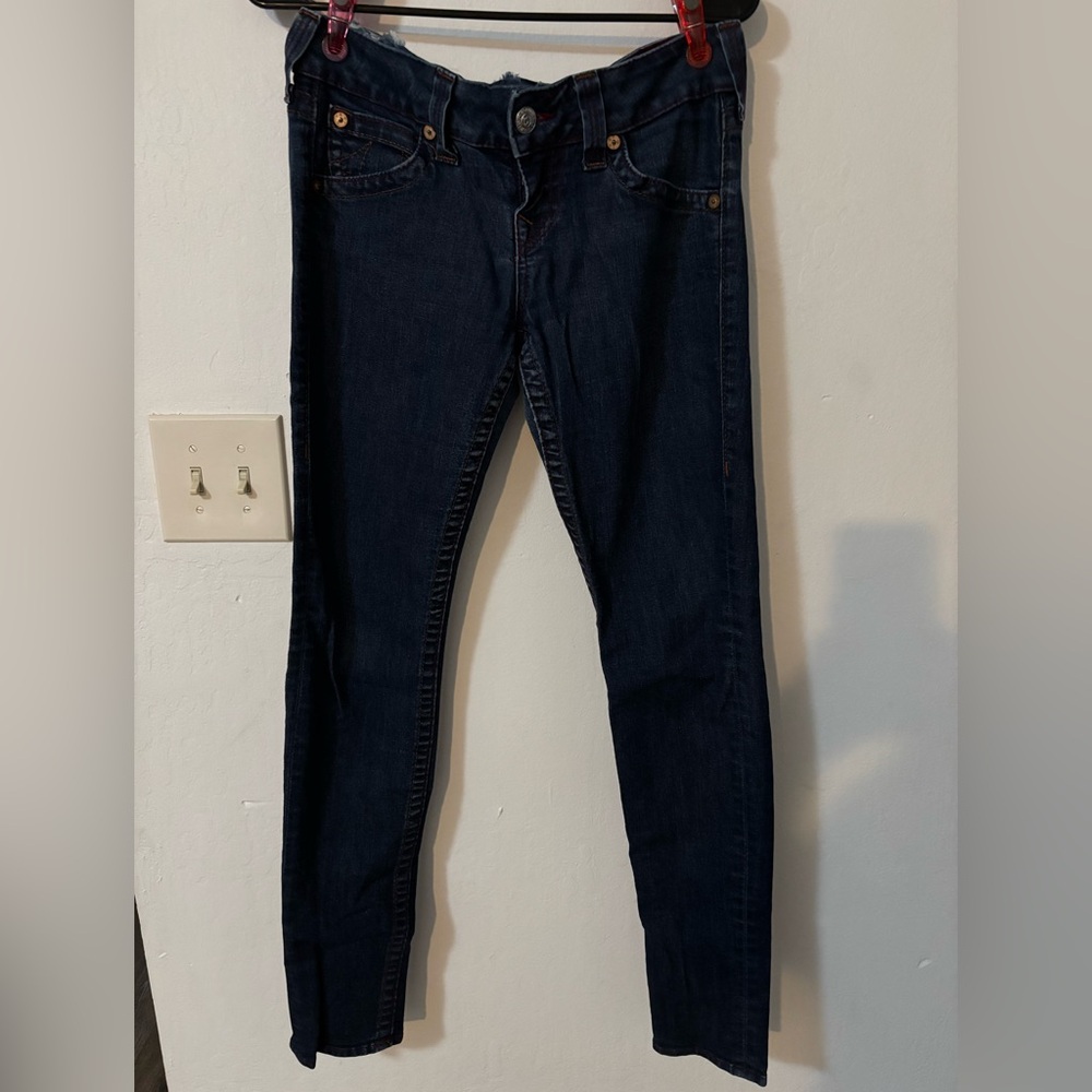 True Religion Deep Indigo Women's Skinny Jeans